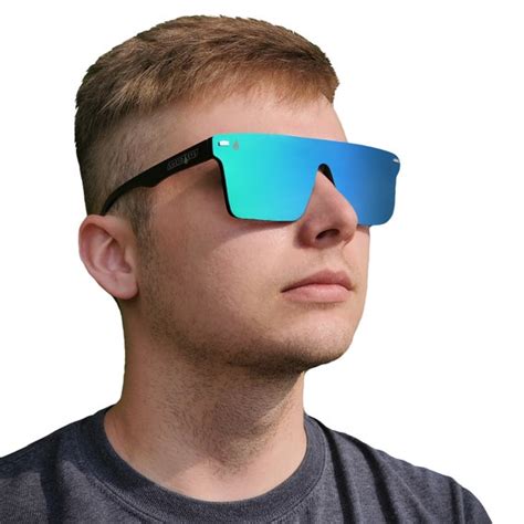 mirrored square shield sunglasses|Amazon.com: Oversized Mirrored Sunglasses.